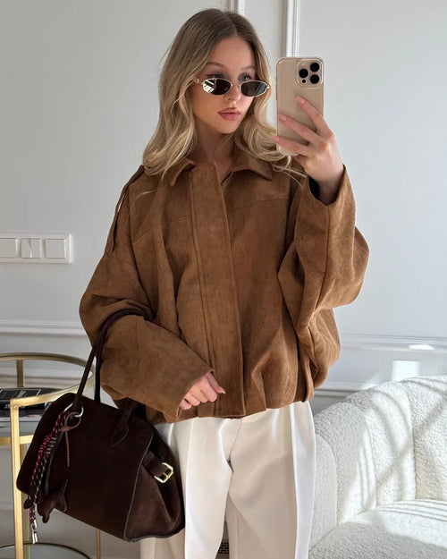 Penelope Süet Dokulu Bomber Ceket