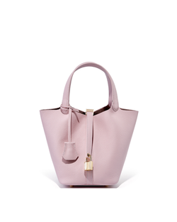 Nura Hakiki Deri Çanta – Şık & Kompakt Bucket Bag