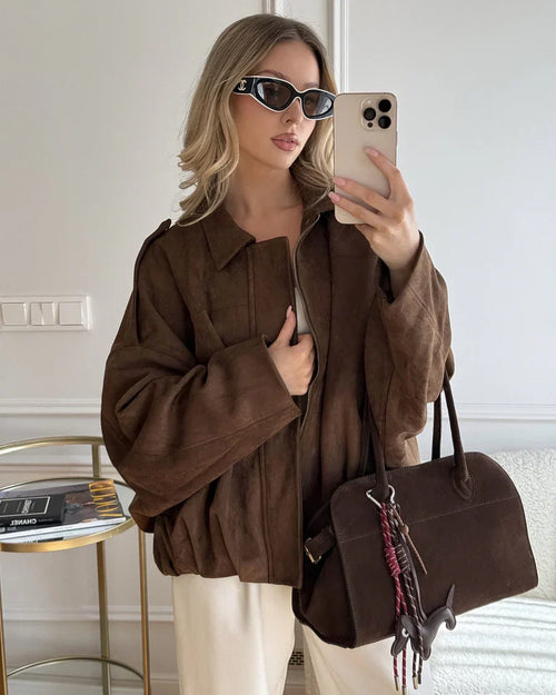Penelope Süet Dokulu Bomber Ceket