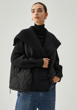 Daphne Patchwork Yaka Mont