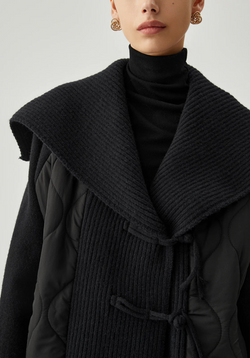 Daphne Patchwork Yaka Mont