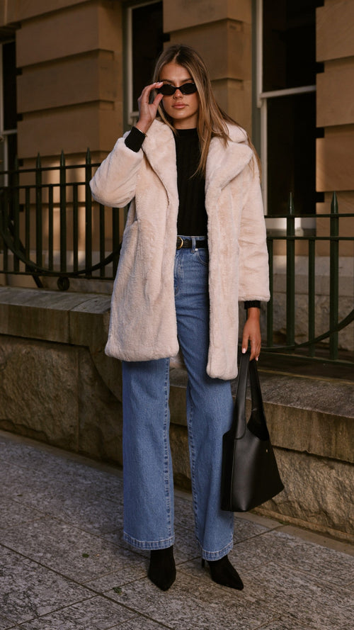 Josie Coat - Beige - Billy J