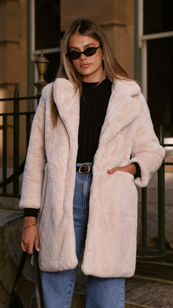 Josie Coat - Beige - Billy J
