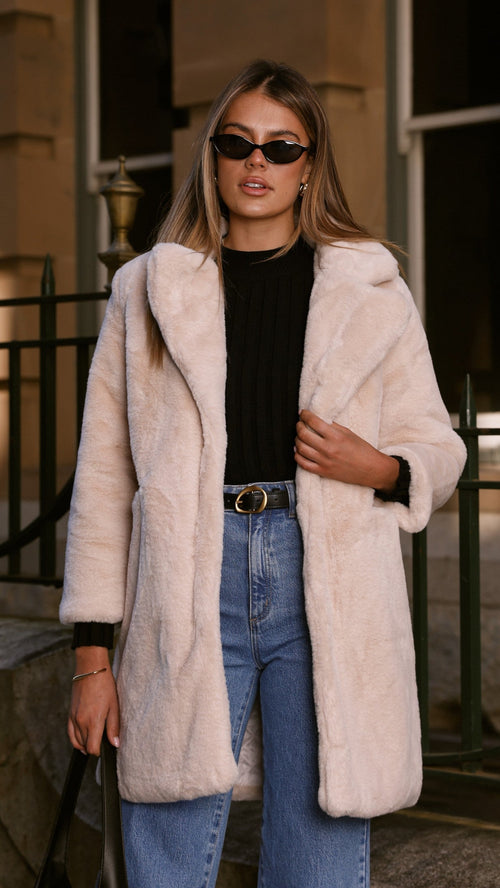 Josie Coat - Beige - Billy J