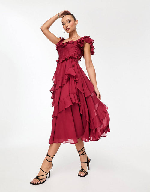 Liliana Maxi Elbise
