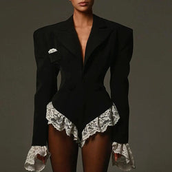 Veronica Dantel Detaylı Blazer