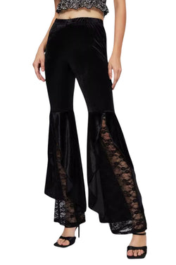 Dantelli Fırfırlı Pantolon