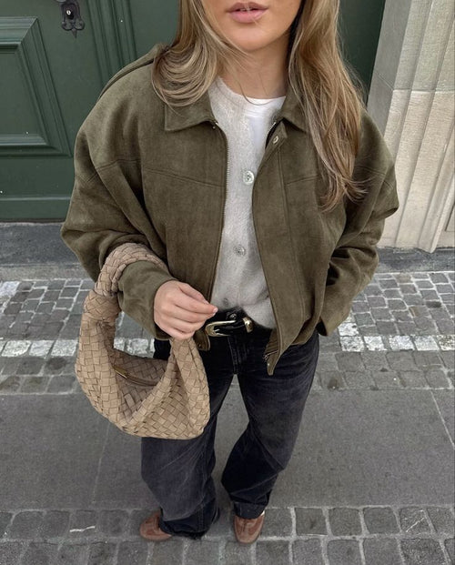Penelope Süet Dokulu Bomber Ceket