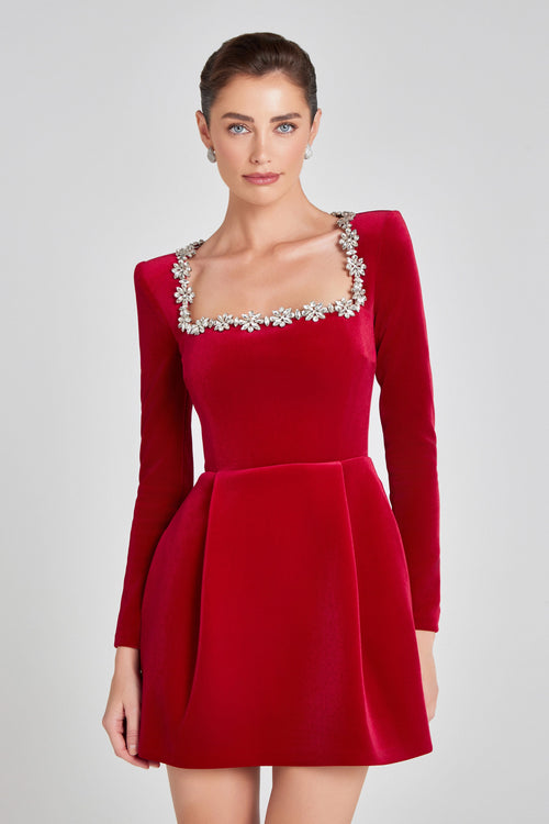 NADINE MERABI Dresses Kimberly Red Dress