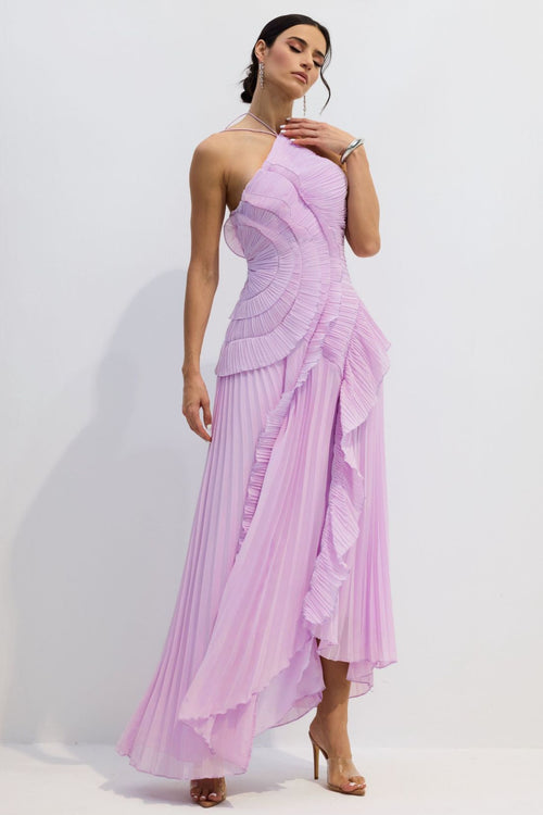 Nina Ruffle Maxi Elbise