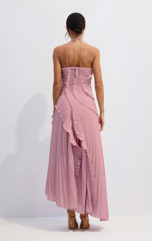Nina Ruffle Maxi Elbise
