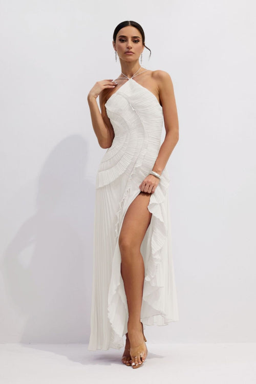 Nina Ruffle Maxi Elbise