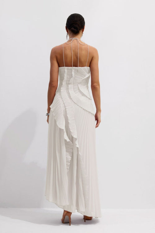 Nina Ruffle Maxi Elbise