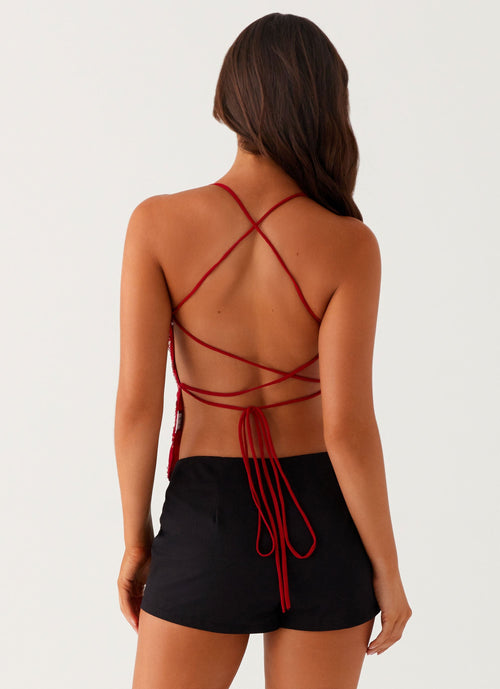 Kamilla Payetli Cami Top