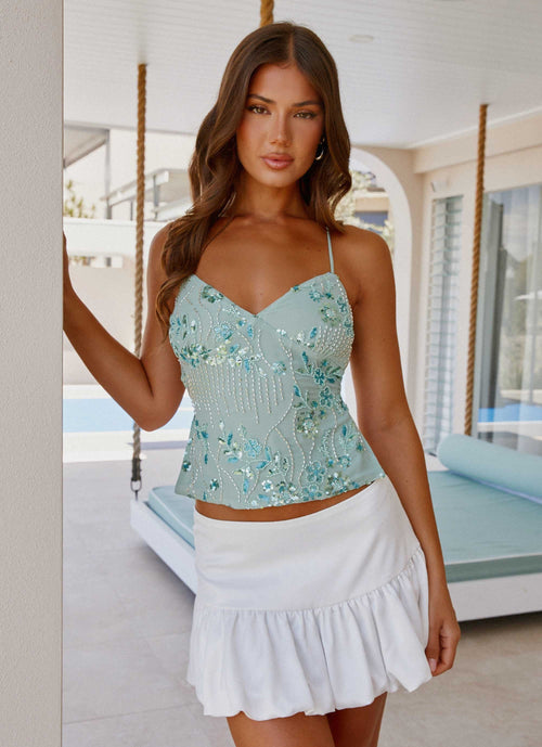Kamilla Payetli Cami Top