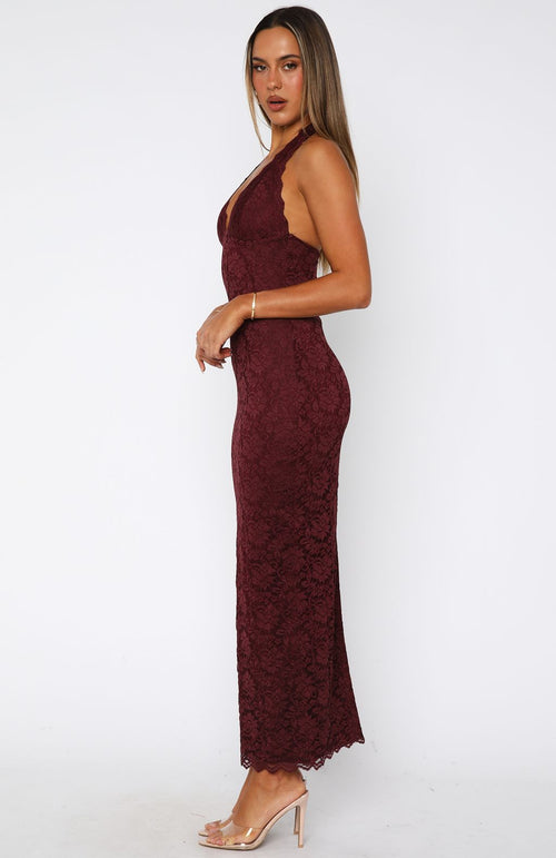 Destiny Dantel Maxi Elbise