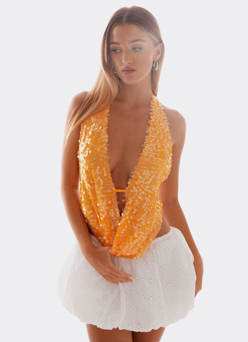 Rio Cowl Neck Halter Bluz