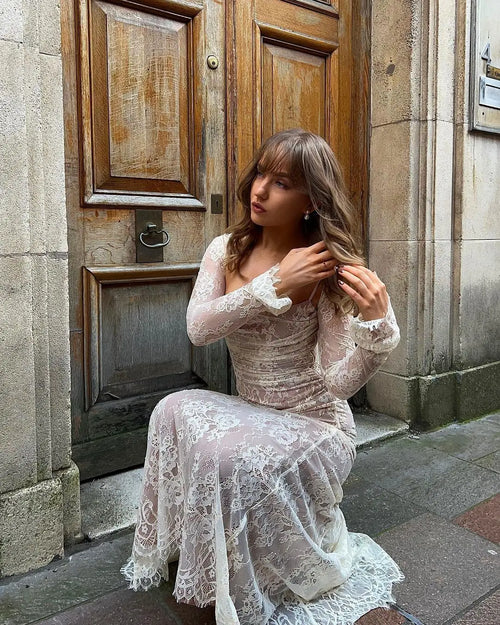Valentina Dantelli Maxi Elbise