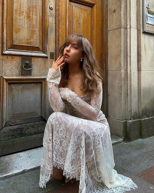 Valentina Dantelli Maxi Elbise