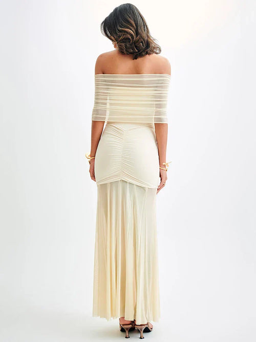 Sophia Straplez Maxi Elbise