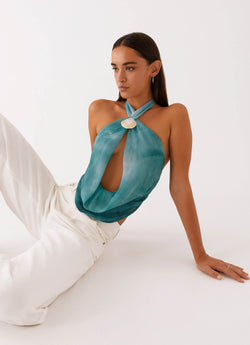 Zola Cowl Neck Bluz