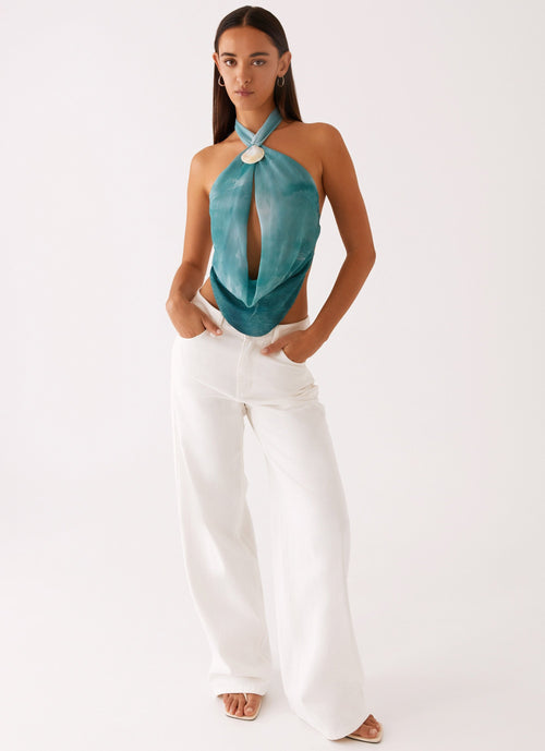 Zola Cowl Neck Bluz