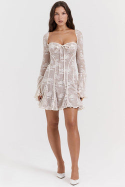 Vintage-Dantel Elbise - LuxOcean