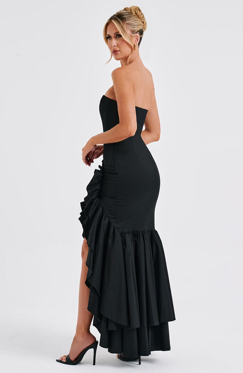 Angelina Maxi Dress - Black Dress Babyboo Fashion Premium Exclusive Design