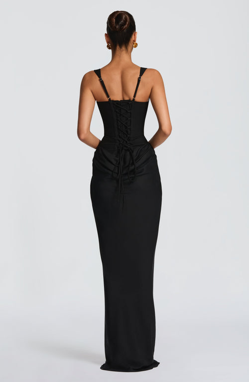 Cornelia Maxi Dress - Black Dress Babyboo Fashion Premium Exclusive Design