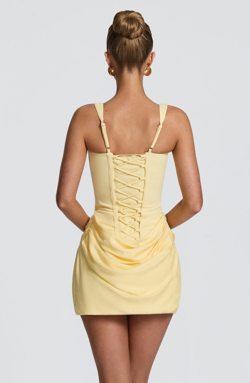Cornelia Mini Dress - Lemon Dress Babyboo Fashion Premium Exclusive Design