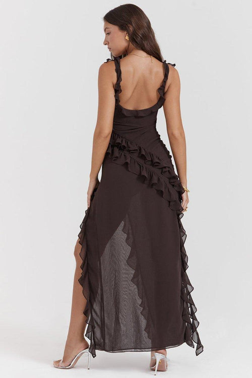 Elegant Ruffle -Elbise - LuxOcean