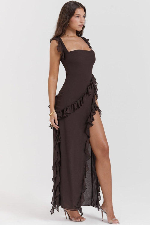 Elegant Ruffle -Elbise - LuxOcean