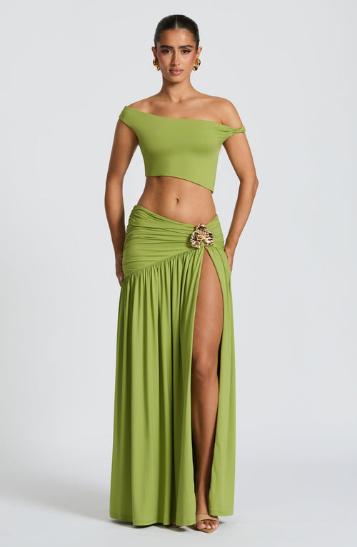 Eva Top - Olive Top Babyboo Fashion Premium Exclusive Design
