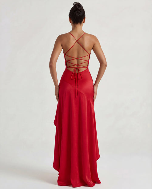 Gabbi Ruffle Maxi Elbise