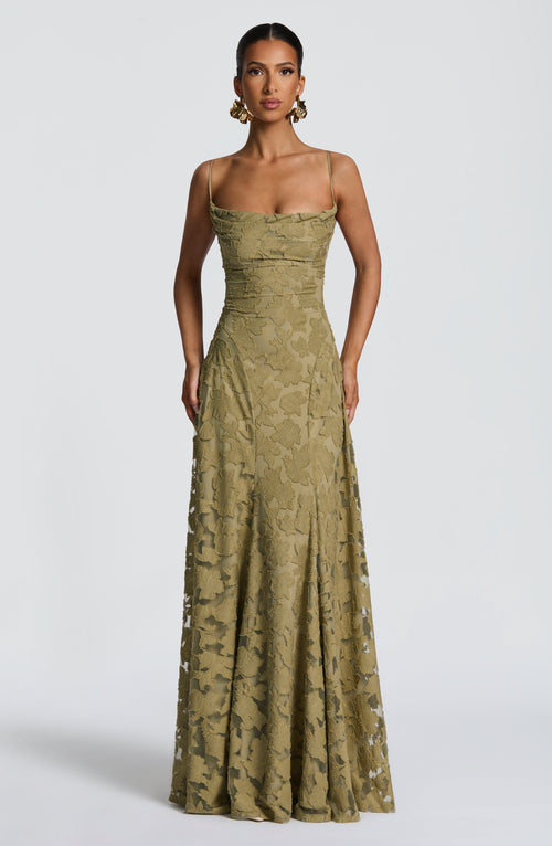 Francis Maxi Dress - Sage Dress Babyboo Fashion Premium Exclusive Design
