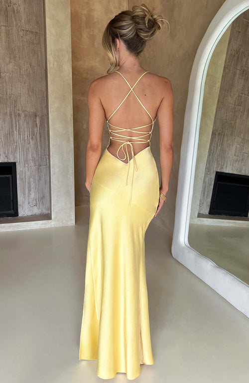 Isobel Maxi Dress - Lemon Dress Babyboo Fashion Premium Exclusive Design