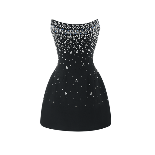 Violet Straplez Elmas Mini Elbise