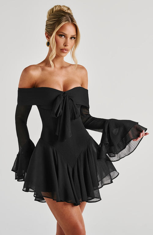 Nerissa Playsuit - Black Playsuit Babyboo Fashion Premium Exclusive Design