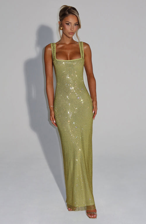Petra maxi Dress - Olive Dress Babyboo Fashion Premium Exclusive Design