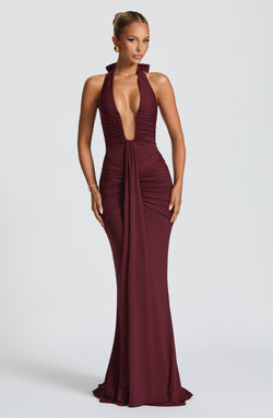 Rosetta Maxi Dress - Cherry Lacquer Dress XS Babyboo Fashion Premium Exclusive Design