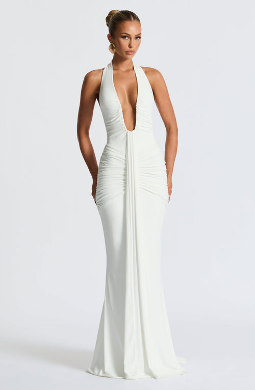 Rosetta Maxi Dress - White Dress XS Babyboo Fashion Premium Exclusive Design