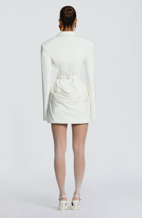 Susie Mini Dress - Ivory Dress Babyboo Fashion Premium Exclusive Design